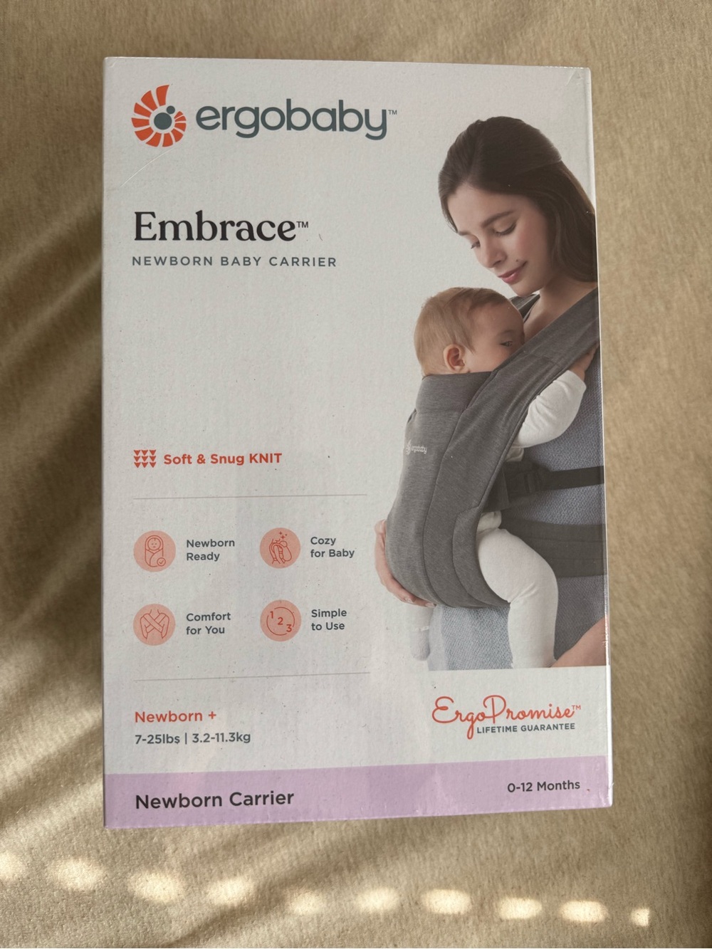 Ergobaby Embrace Newborn Carrier